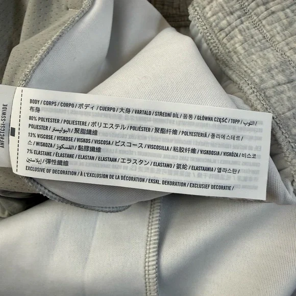 NWT Abercrombie & Fitch YPB Neo Knit Sporty Gray Sleeveless Athleisure Romper - Picture 16 of 16